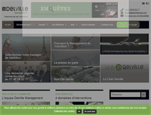Tablet Screenshot of delville-management.com